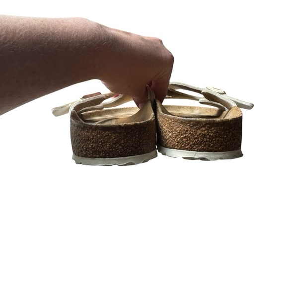 Birkenstock - Yao White Sandals with Adjustable Straps Sz 40 - Picture 5 of 11